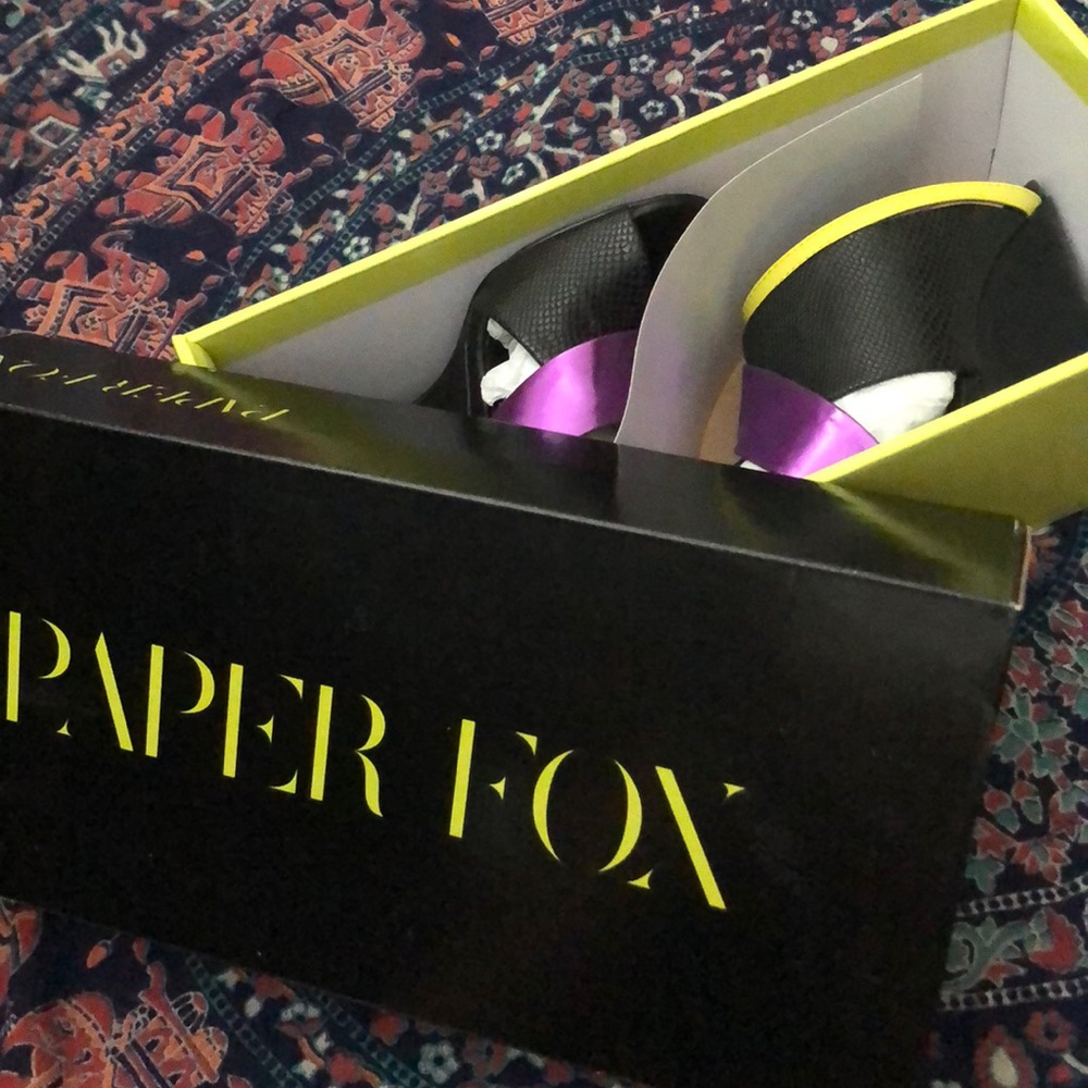 New Stylish Paper Fox Wedges